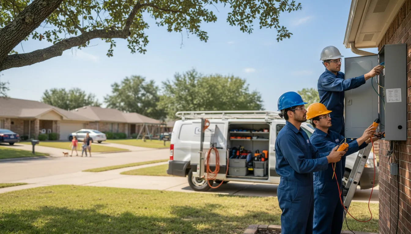 Certified electrician providing emergency electrical services in Maben, MS